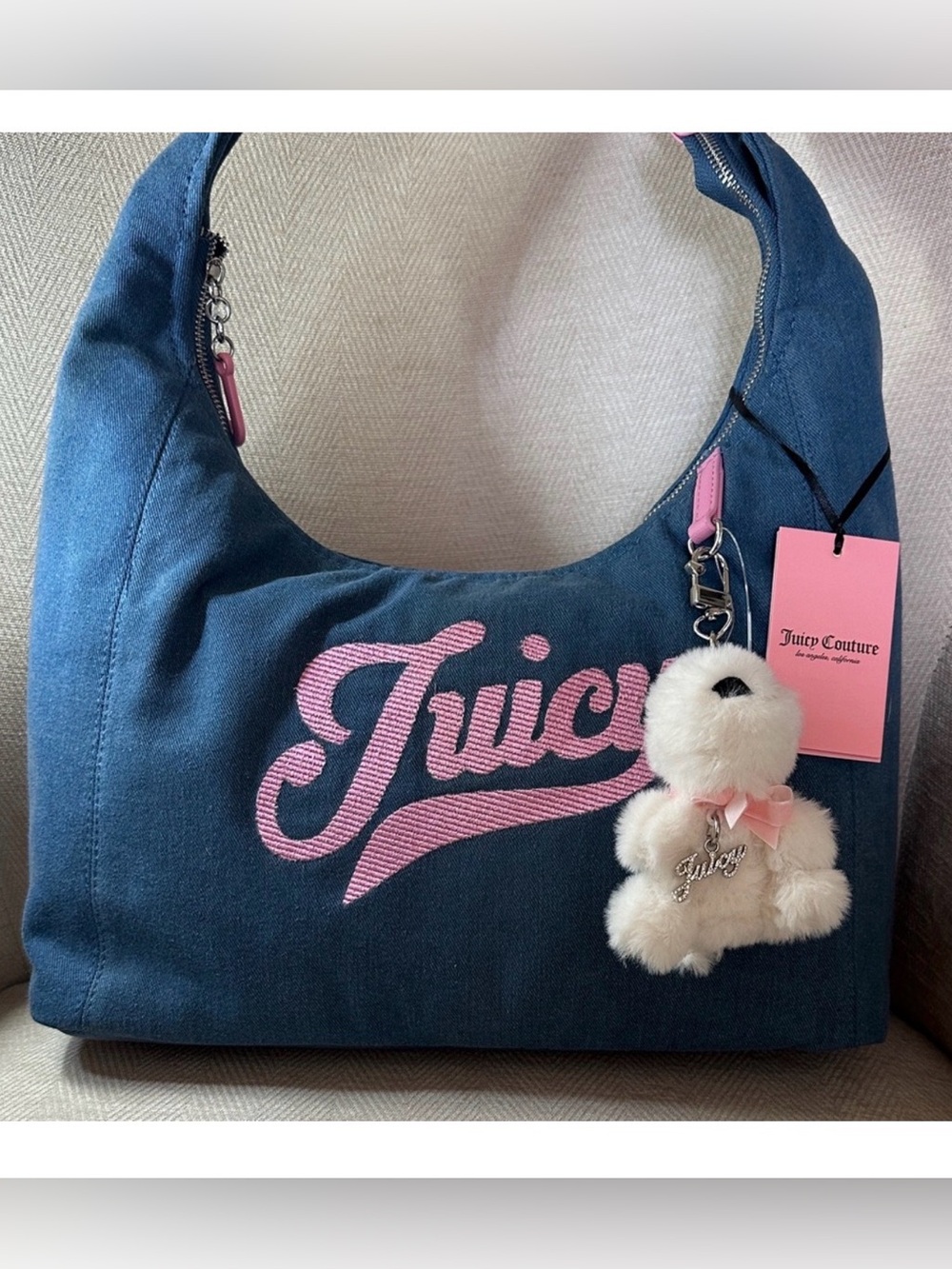 New 🆕 Juicy Couture "Too Cute" hobo bag